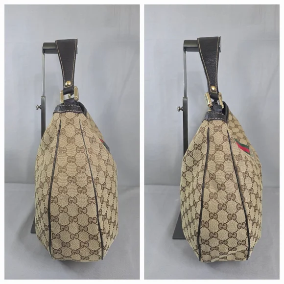 ✨️GUCCI GG Canvas Web New Ladies Hobo Bag - Picture 8 of 16